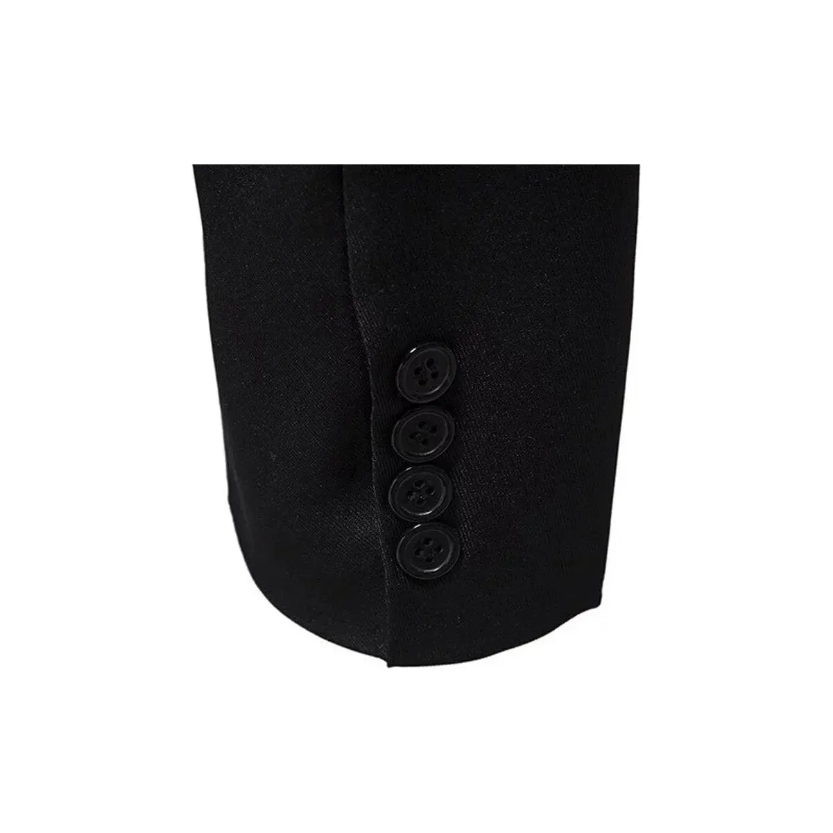 The Rosa Slim Fit Blazer Suit Jacket - Black