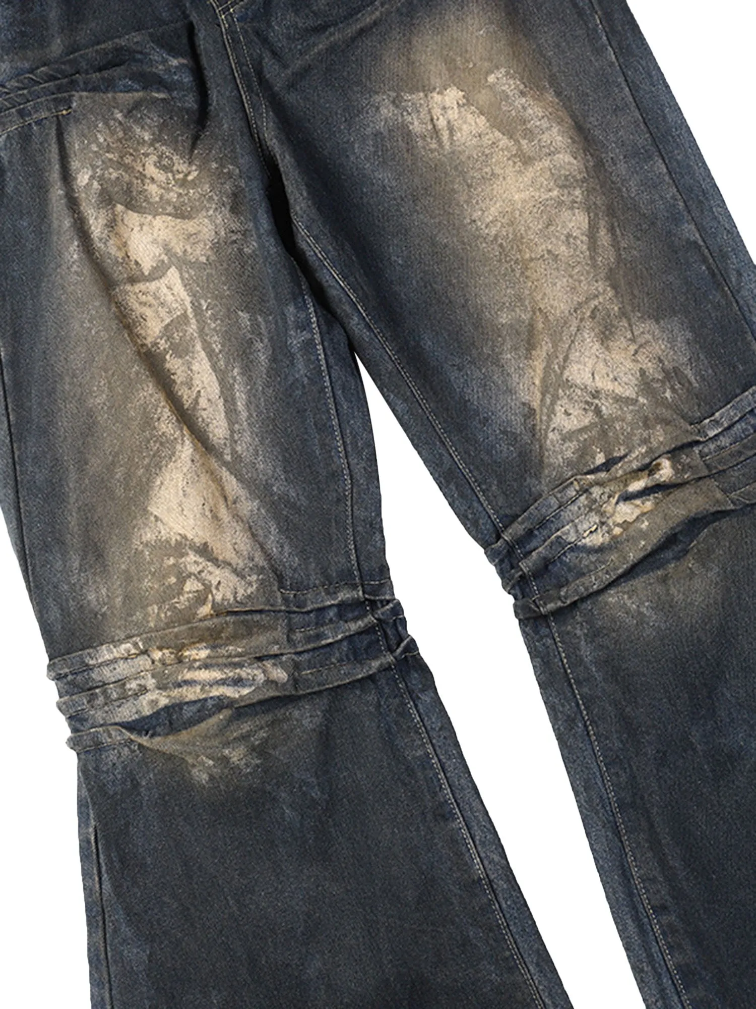 Thesupermade American High Street Heavy Duty Washed Jeans