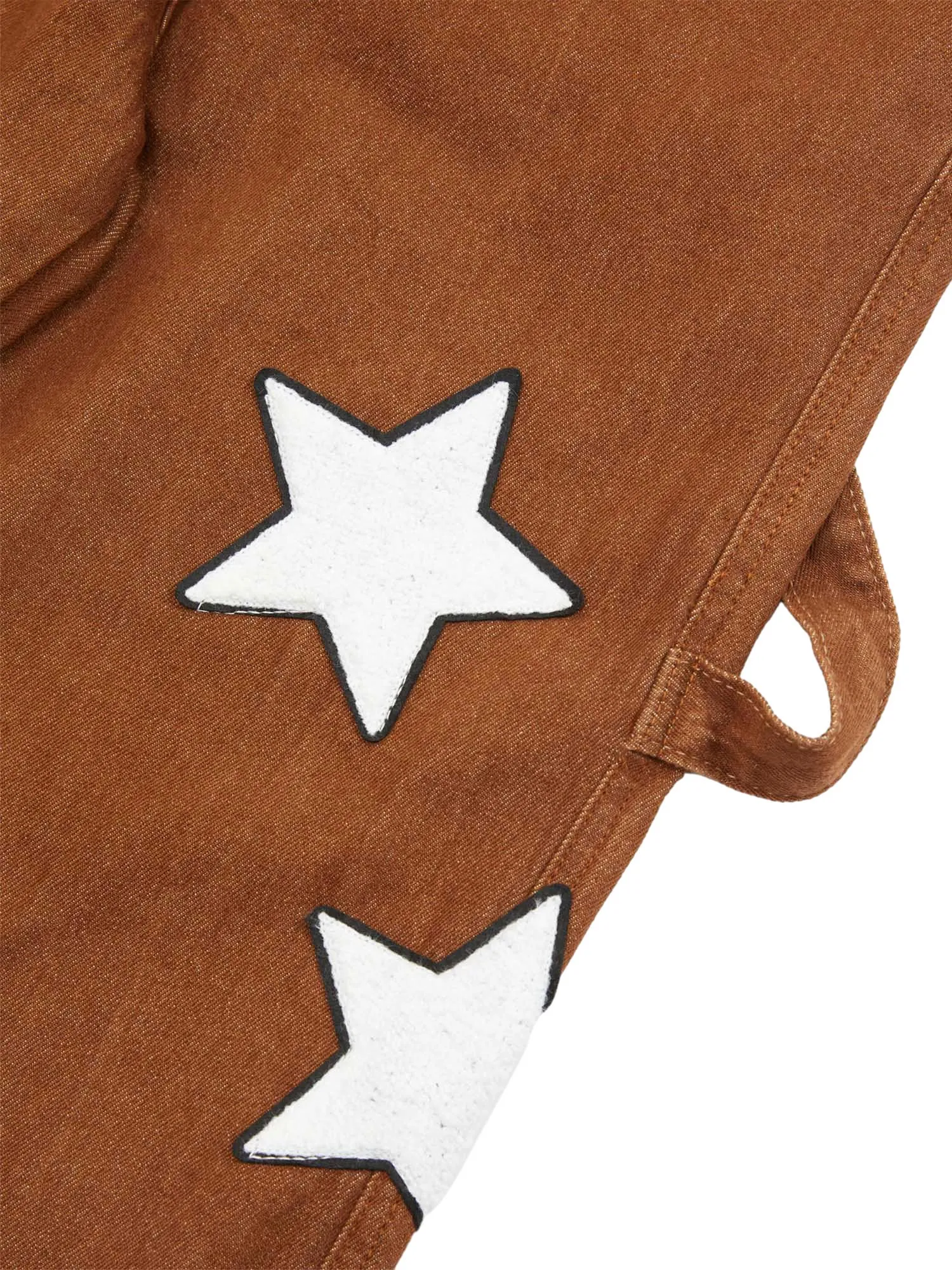 Thesupermade American Retro Embroidered Five-pointed Star Jeans