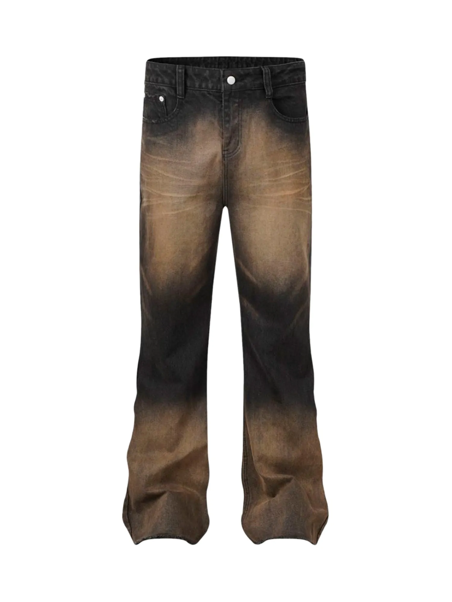 Thesupermade High Street Hip Hop Distressed Washed Jeans