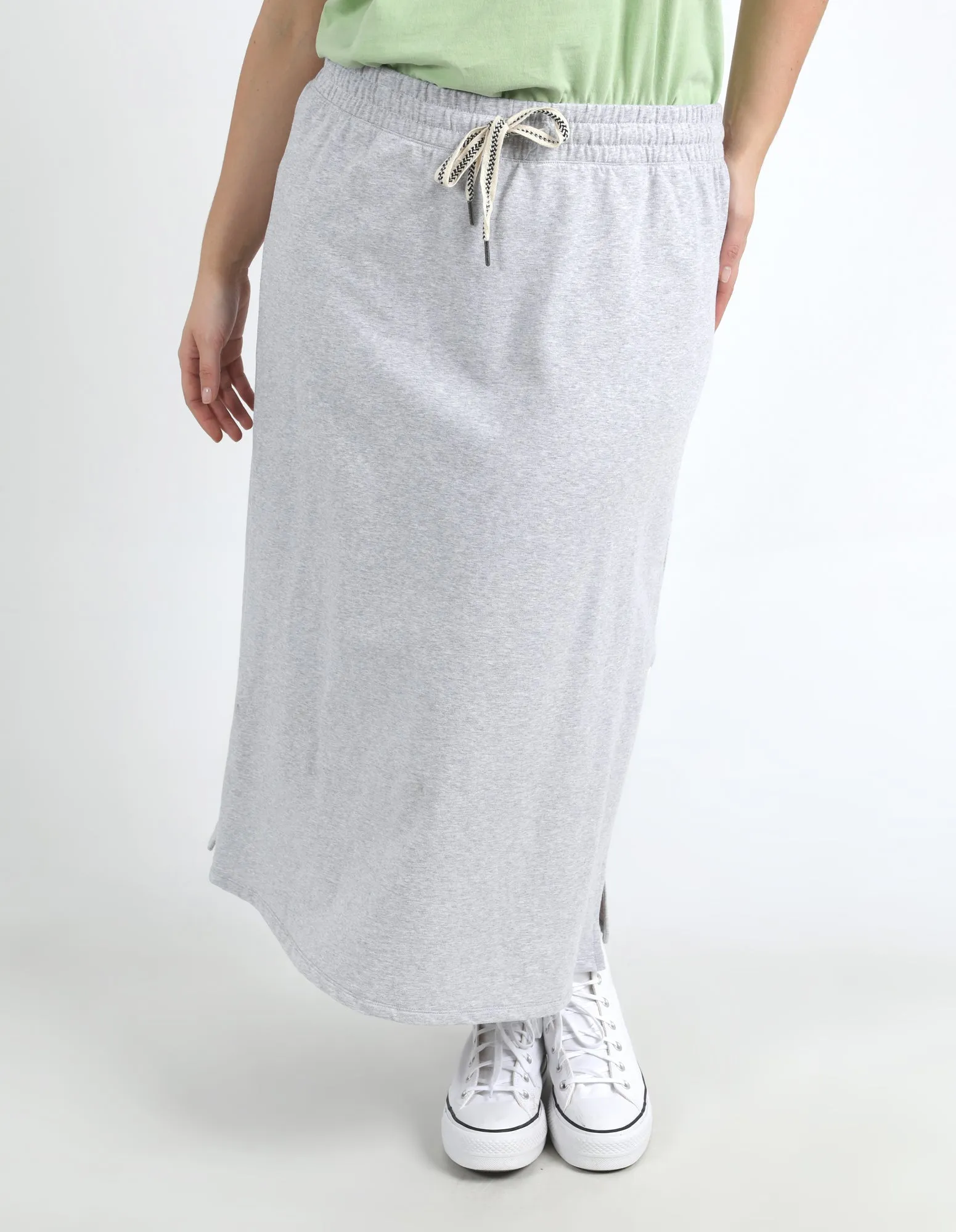 Travel Skirt Grey Marle