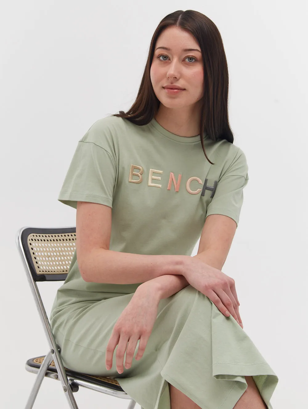 Tussah Chest Logo T-Shirt Dress