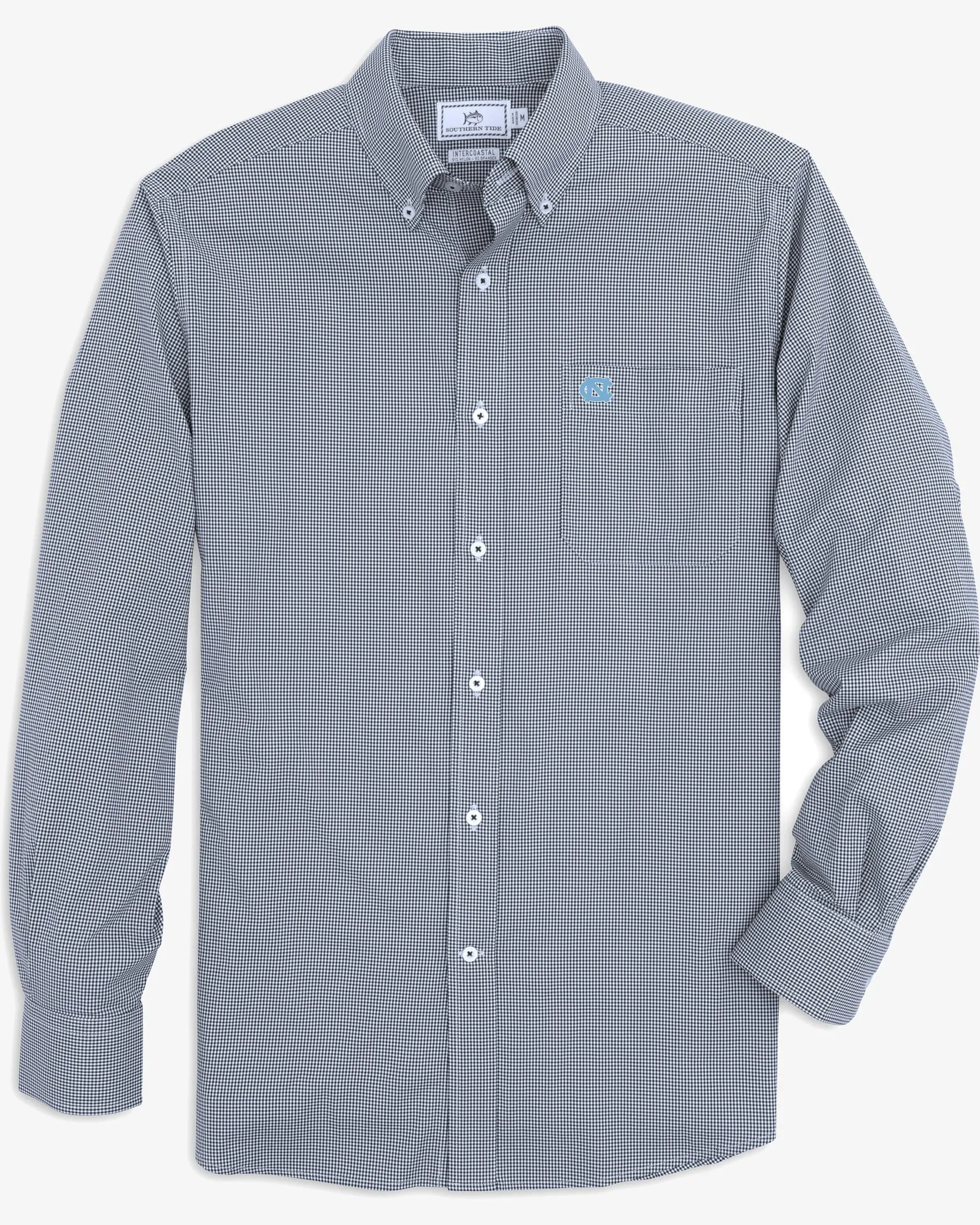 UNC Tar Heels Gingham Button Down Shirt