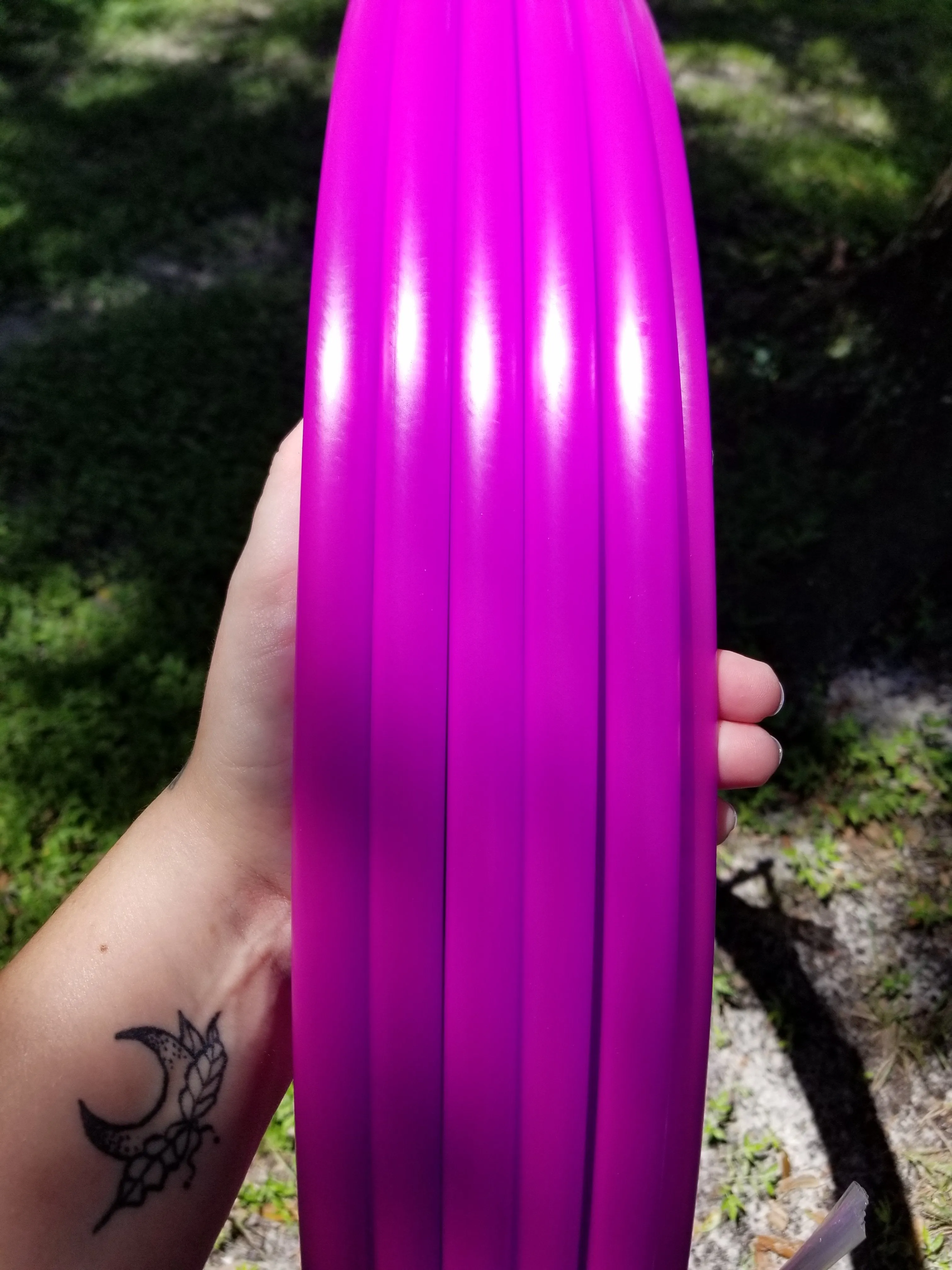 UV Fuchsia Polypro Bare Hoop 5/8