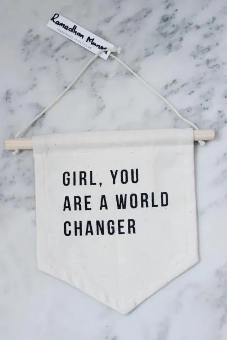 World Changer Wall Hanging