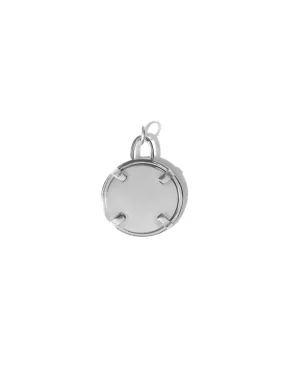 Zion Coin Pendant <br> Silver